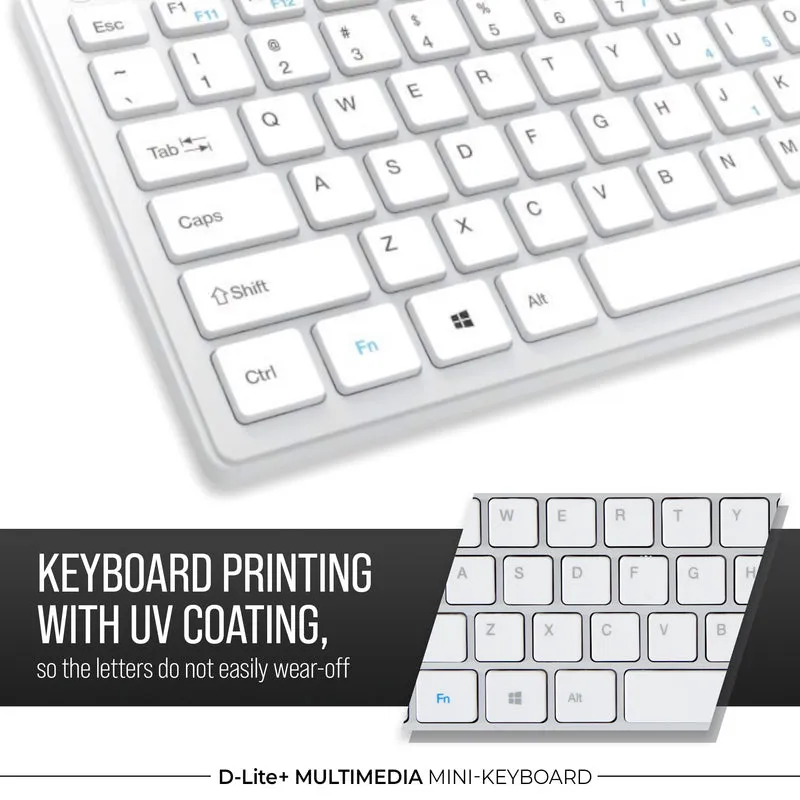 LAPCARE WIRELESS KEYBOARD MINI D-LITE PLUS SILVER view 5